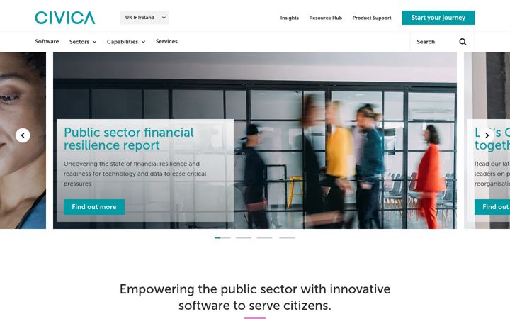Screenshot of civica.com