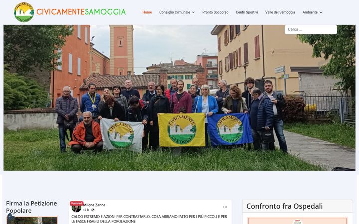 Snimka zaslona za civicamentesamoggia.altervista.org