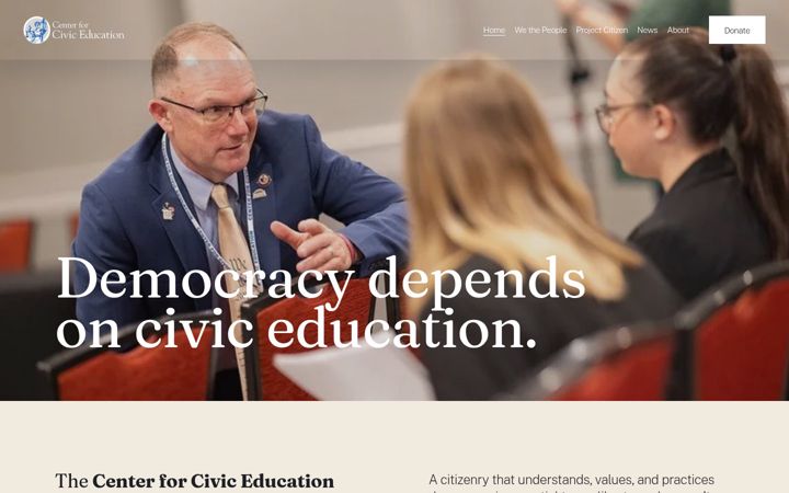 Screenshot of civiced.org
