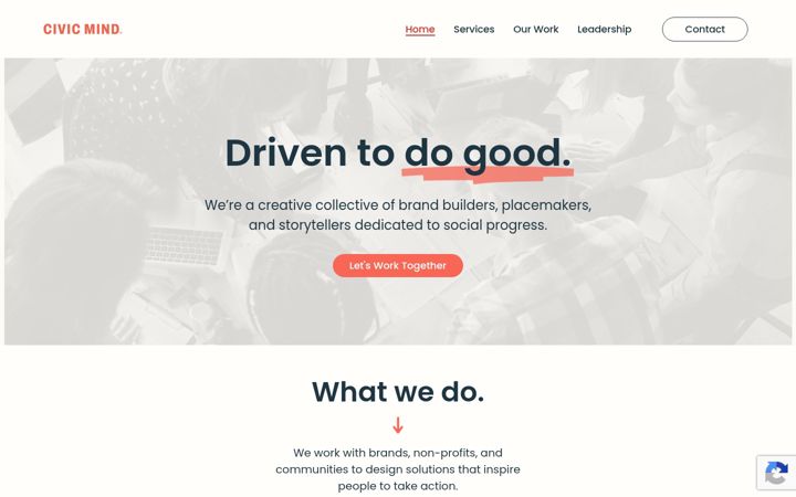 Screenshot of civicmind.com