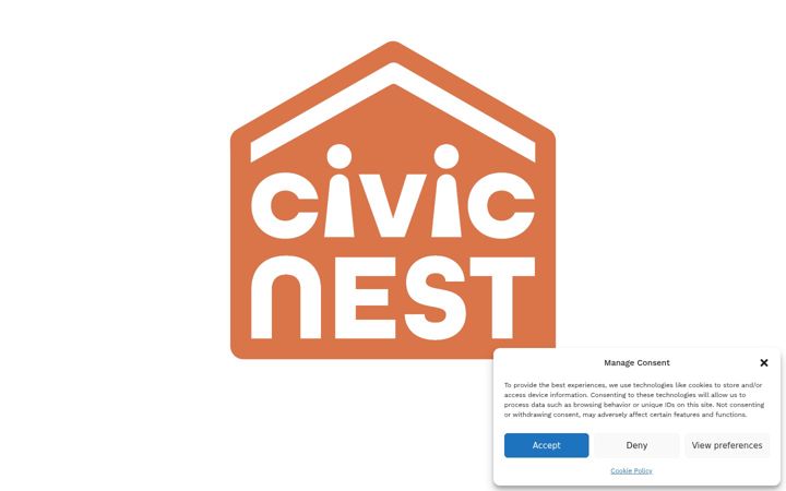 Screenshot of civicnest.co.uk