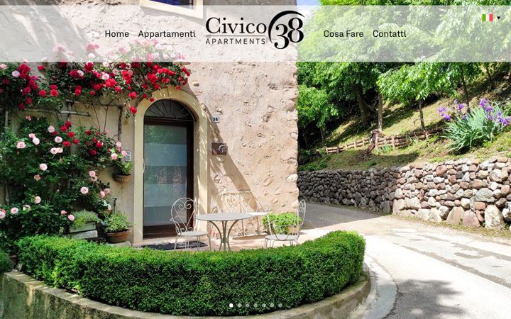 Screenshot του civico38apartments.it