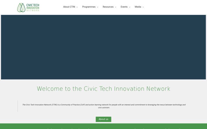 Screenshot of civictech.africa