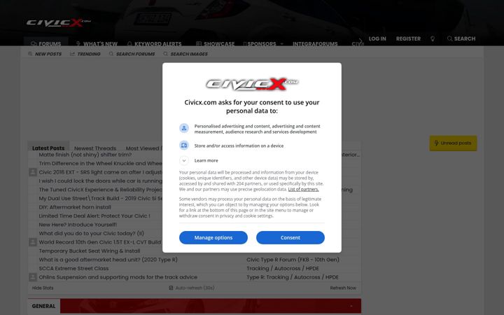 Screenshot of civicx.com