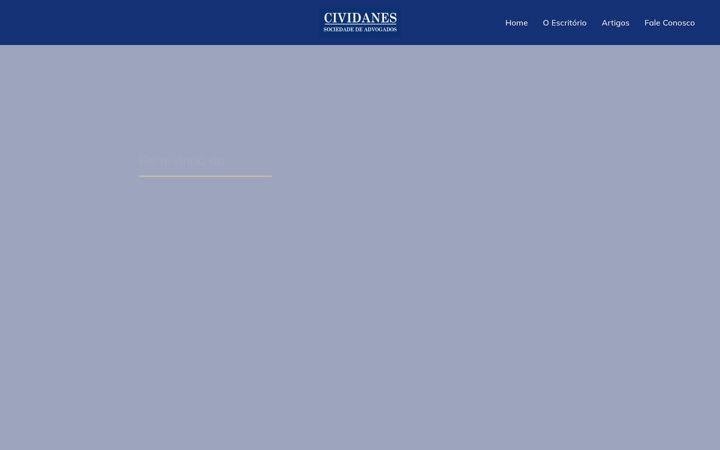 Skjámynd af cividanes.adv.br