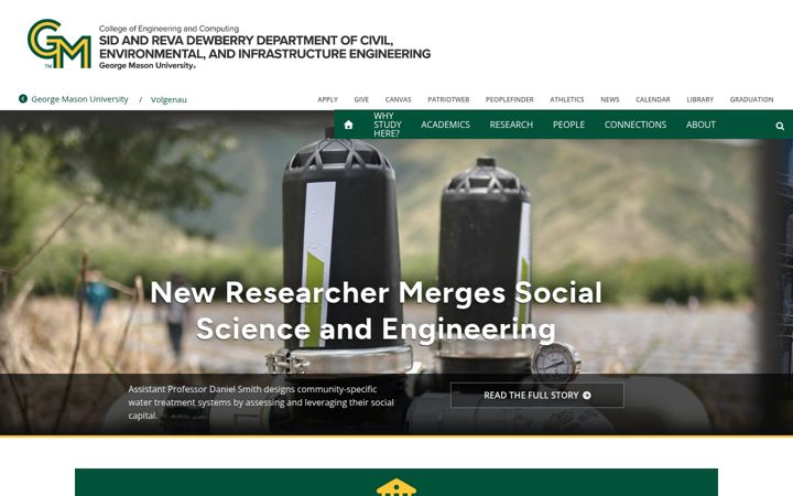 Screenshot von civil.gmu.edu