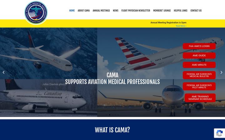 Snimka zaslona za civilavmed.org
