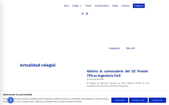 Screenshot ta' civilesandalucia.es