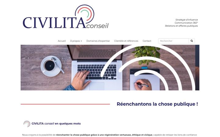 Screenshot of civilitaconseil.fr