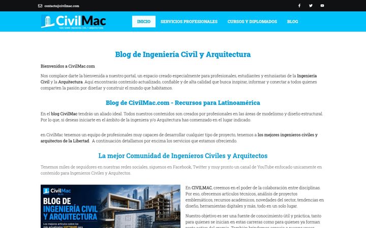 Screenshot of civilmac.com