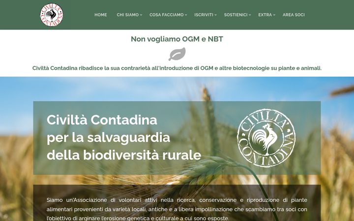 Screenshot ta' civiltacontadina.it