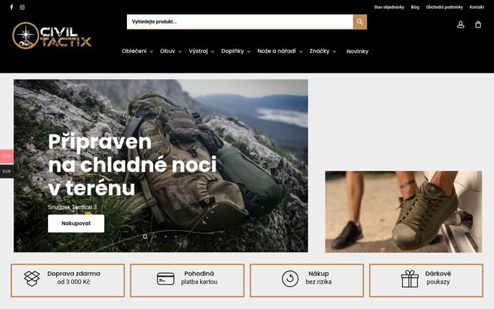 Skjámynd af civiltactix.cz