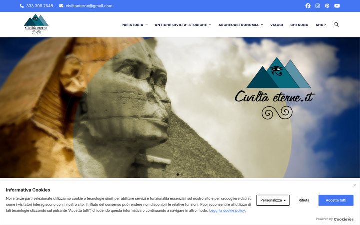 Screenshot ta' civiltaeterne.it