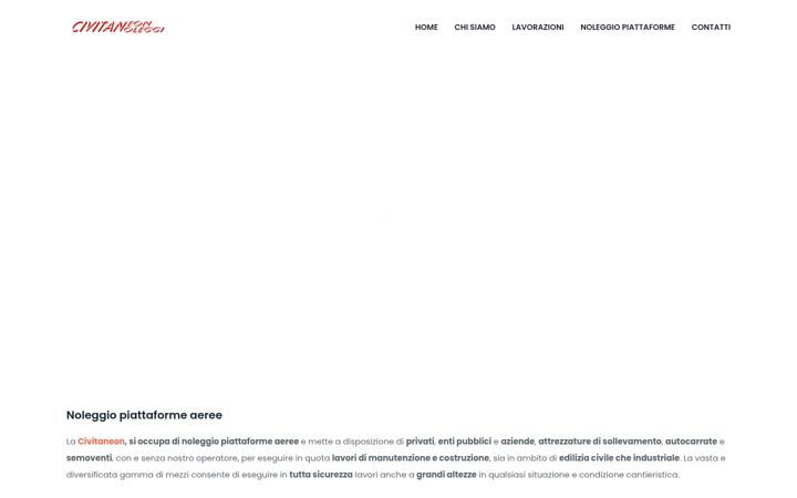 Screenshot of civitaneonoleggi.com