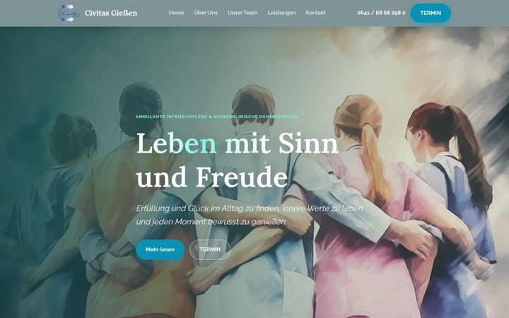 Screenshot of civitas-giessen.com