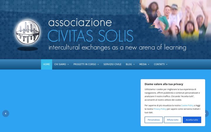 Snimka zaslona za civitassolis.org