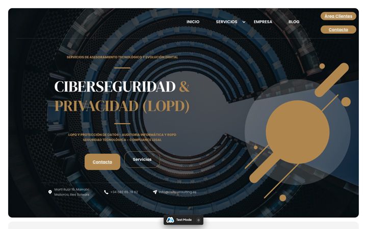 Screenshot ta' civitconsulting.es