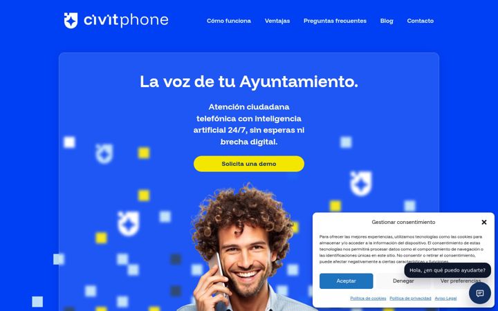 Screenshot of civitphone.com