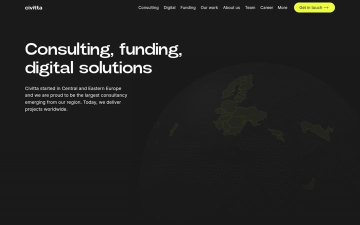 Screenshot of civitta.com