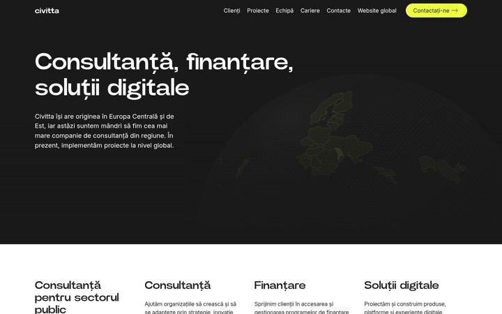 Screenshot of civitta.md