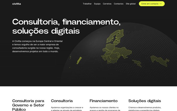 Screenshot of civitta.pt