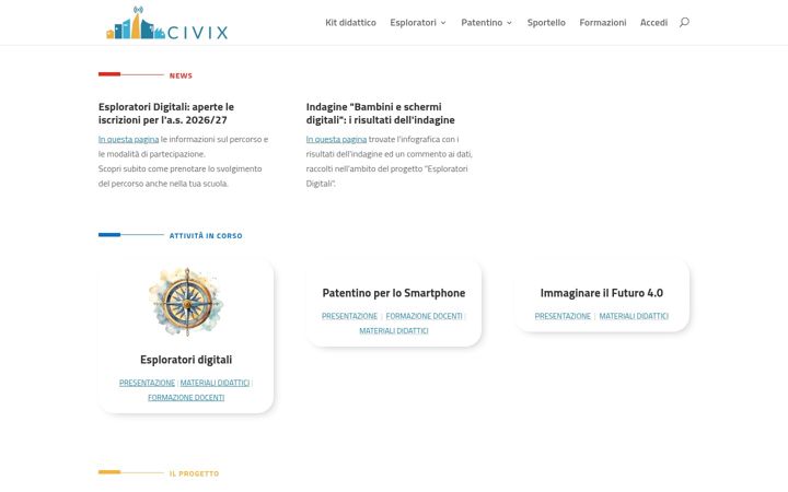 Screenshot of civix.fvg.it