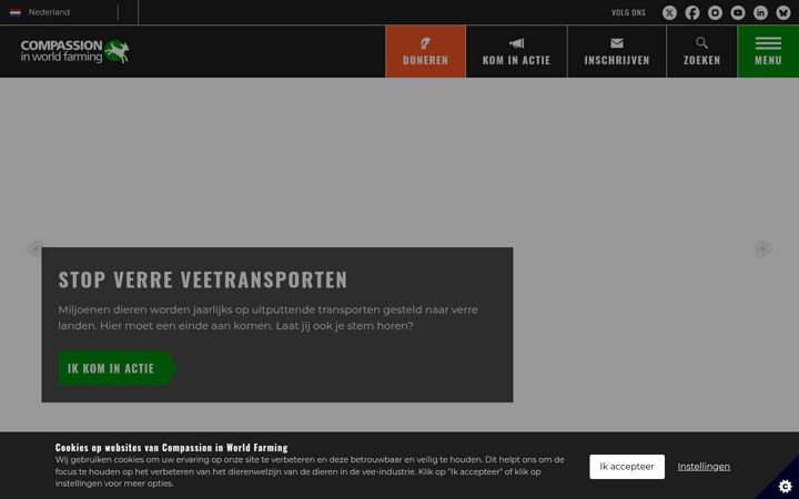 Screenshot of ciwf.nl