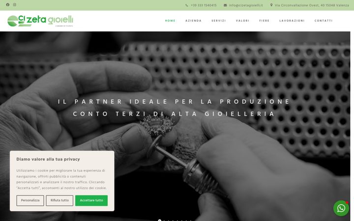 Screenshot of cizetagioielli.it