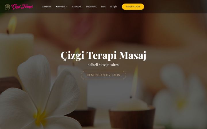 Screenshot of cizgiterapi.com