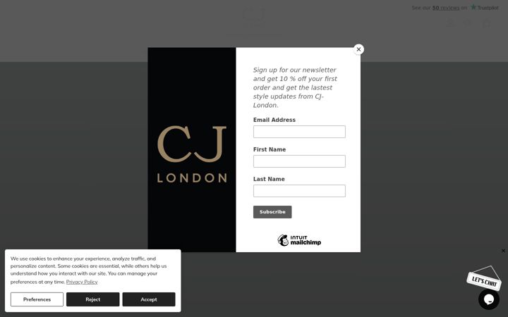 Screenshot of cj-london.com