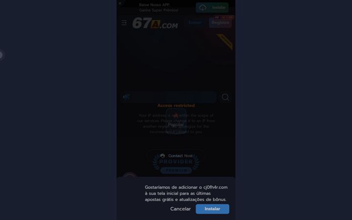 Screenshot of cj0fh4r.com