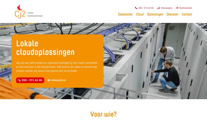 Screenshot of cj2.nl