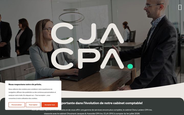 Captura de pantalla de cjacpa.ca