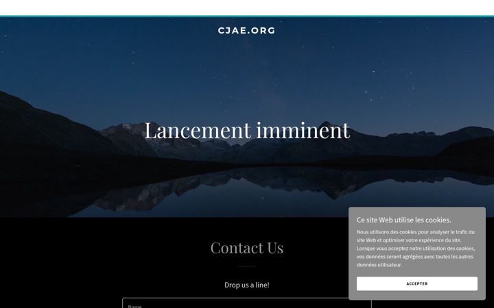 Snimka zaslona za cjae.org