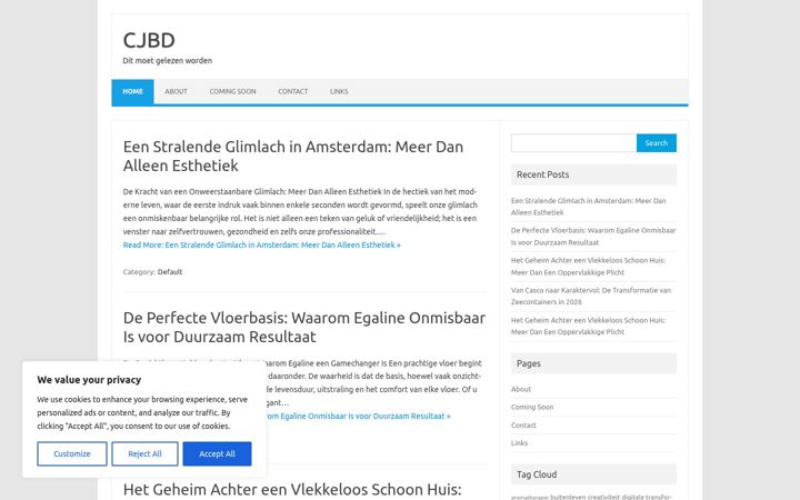 Screenshot of cjbd.nl