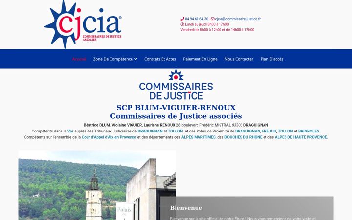Screenshot of cjcia.fr