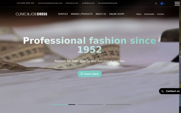 Screenshot of cjd-group.com
