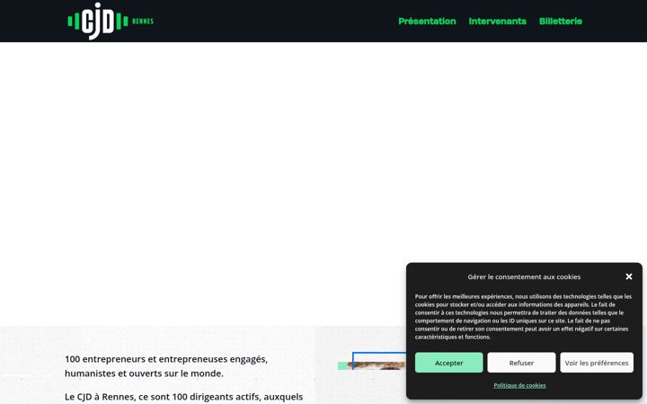 Screenshot of cjd-rennes.com