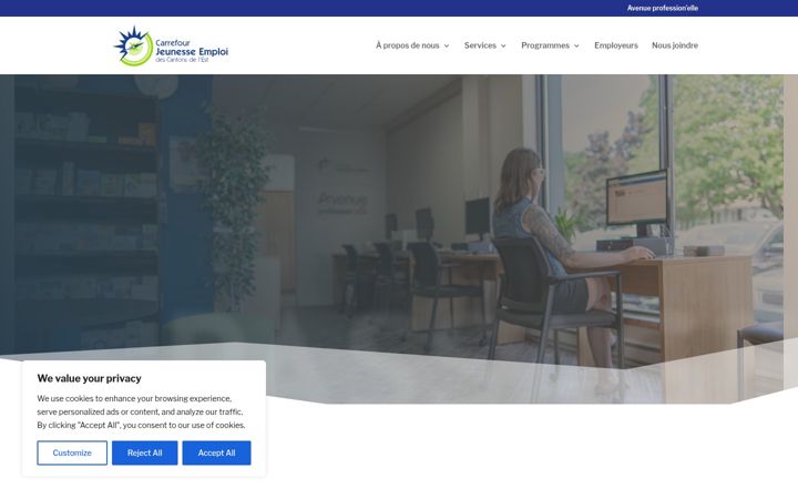 Captura de pantalla de cjece.ca