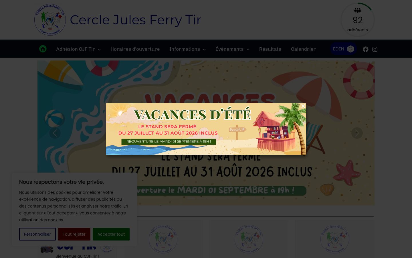 Screenshot tal-banner tal-kunsens muri qabel kwalunkwe interazzjoni