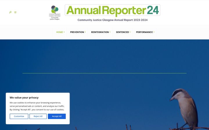 Snímek obrazovky cjg-annualreport24.co.uk