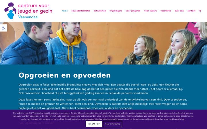 Screenshot of cjgveenendaal.nl