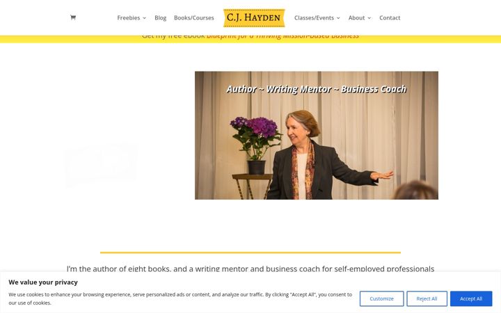 Screenshot of cjhayden.com