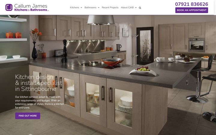 Screenshot of cjkb.uk