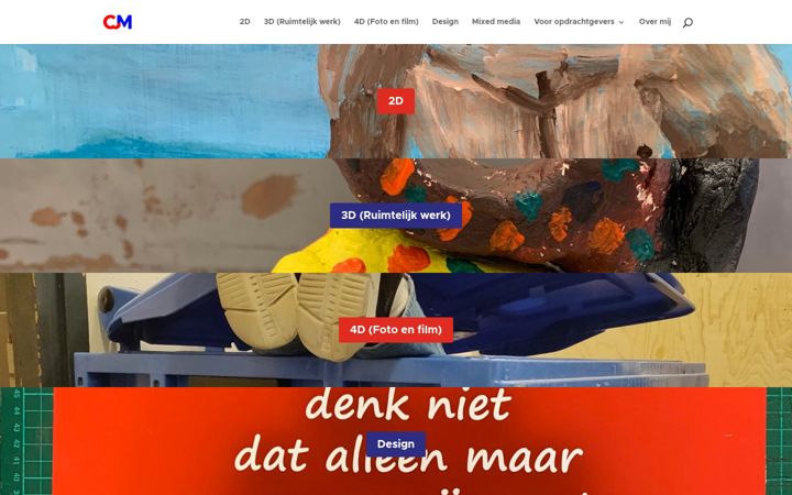 Екранна снимка на cjm-creatief.nl