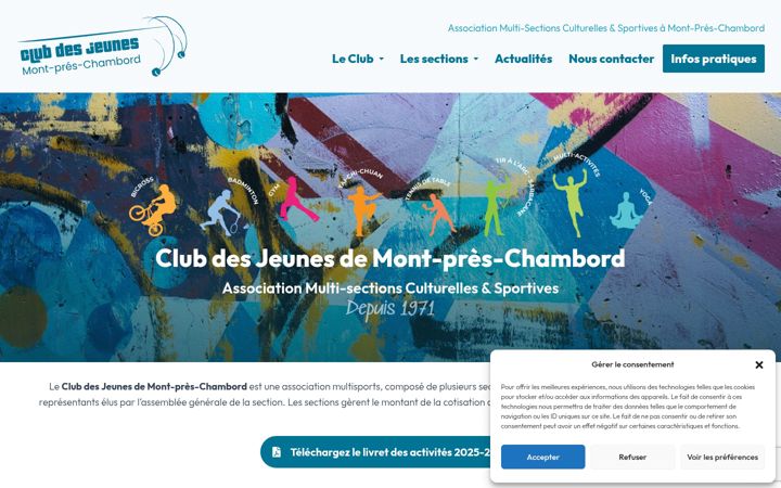 Captura de pantalla de cjmont41.fr