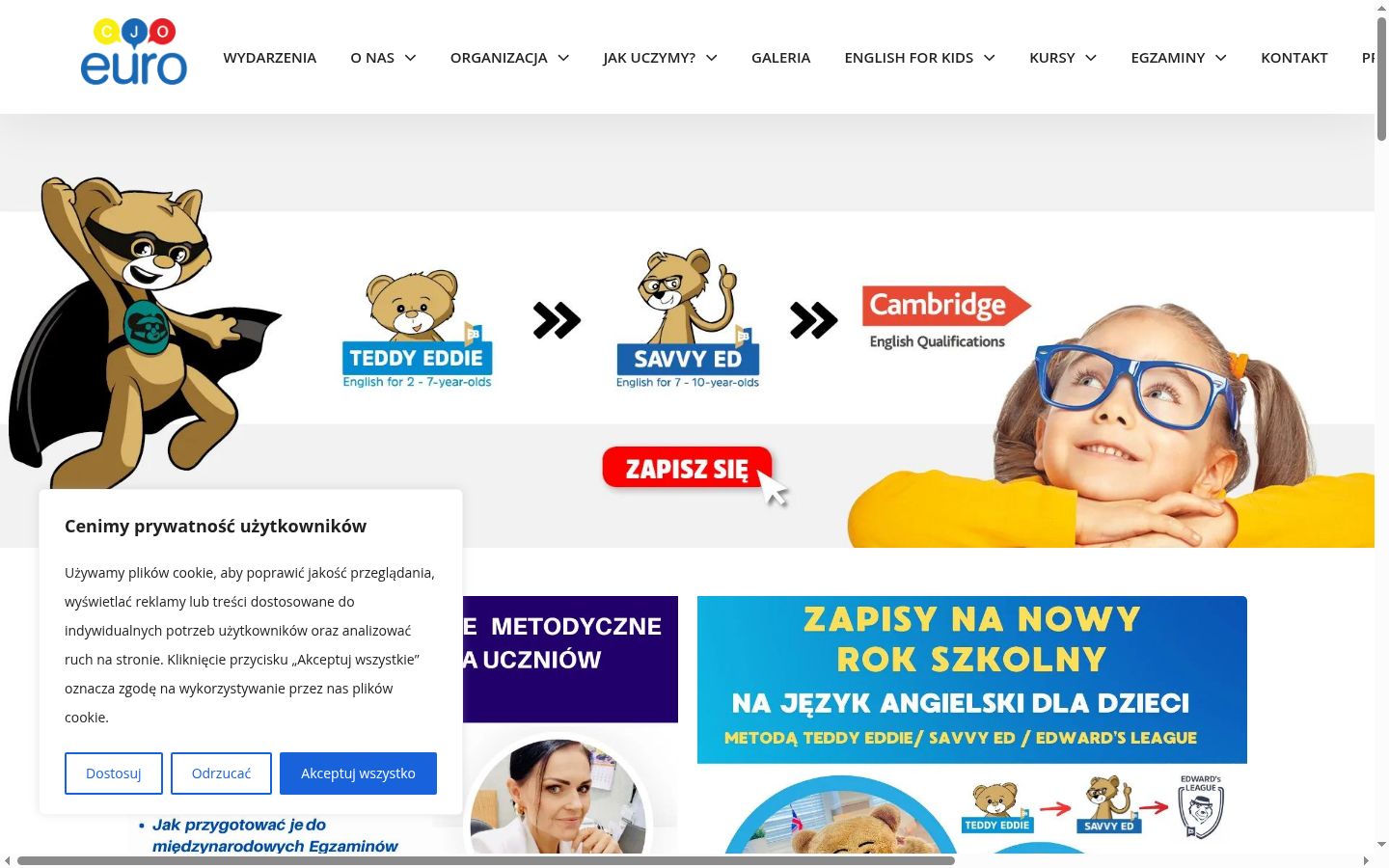 Snímka obrazovky banera súhlasu zobrazeného pred akoukoľvek interakciou