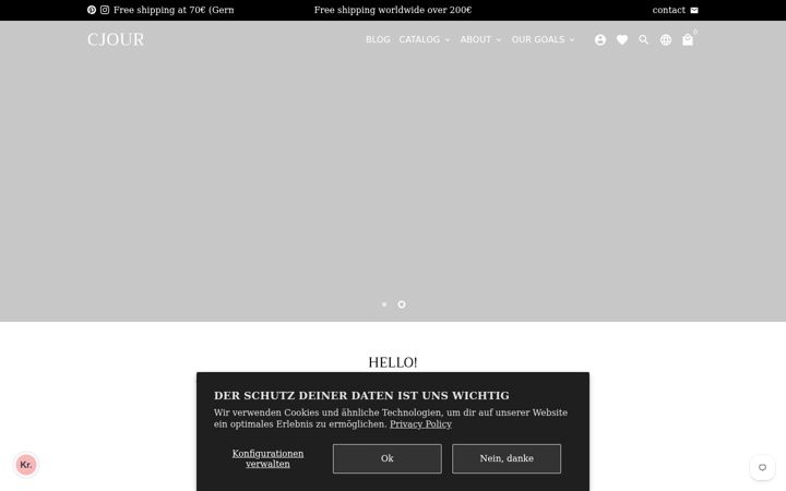 Screenshot ta' cjour.co