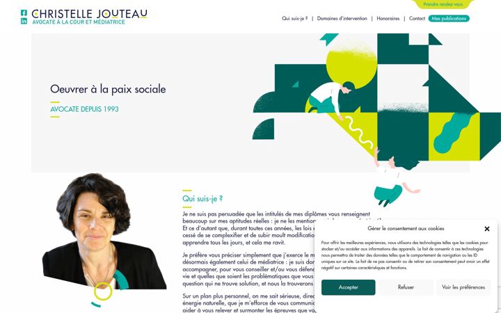 Captura de pantalla de cjouteau-avocat.fr