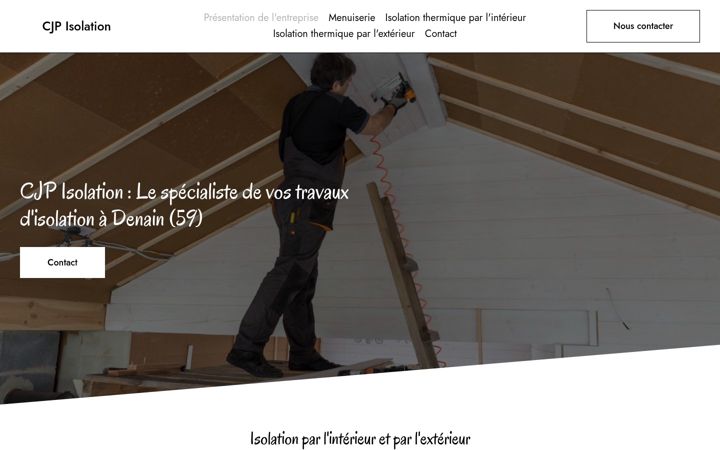 Captura de pantalla de cjpisolation.fr